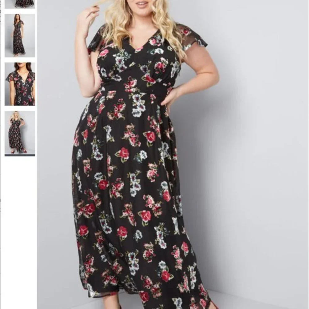 New NWT‎ ModCloth x Anna Sui Chic Maxi Dress MOB MAFIA WIFE